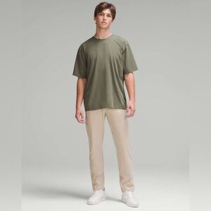 LULULEMON ABC Classic-Fit Pant 37" Warpstreme in Light Khaki (Trench) Size 34